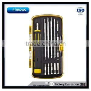 13PCS Screwdriver Type Ratchet Handle Bit Set Tool thumbnail-1