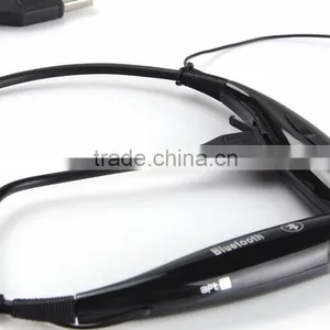 HV-800 Wireless Bluetooth Headset - Bluetooth V4.0 With Memory Flex Neckband Design for IPhone Samsung LG HTC Cellphones thumbnail-4