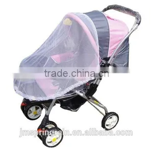 White 100% Polyester Baby Buggy Mosquito Net thumbnail-1