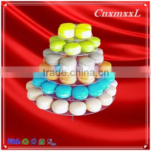 2016 Fast-sell New Patent Multifunctional Macaron Tower ,6 Tier Acrylic Tower Stand ,Macaron Display Tray,macaron Packaging thumbnail-5