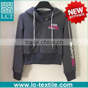 2016 no Minimum Promotional Customized Zip up Cotton Hoodies LCTH-001 thumbnail-3