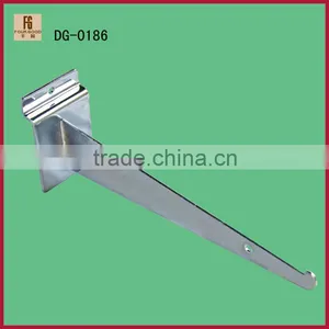 12" Chrome Slatwall Knife Shelf Bracket thumbnail-1