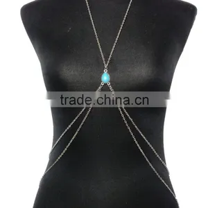 Drops Turquoise Beach Sexy Waist Chain thumbnail-5