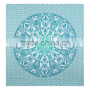 Mandala Tapestry Screen Printed Home Textile Wall Hanging Tapestry Manufacturer In India thumbnail-2