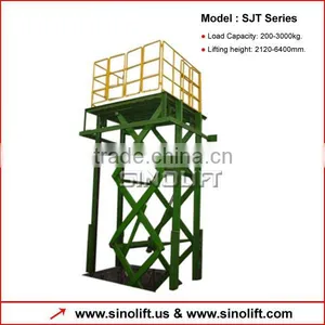 SJT Series Electric Cargo Lift Table thumbnail-1