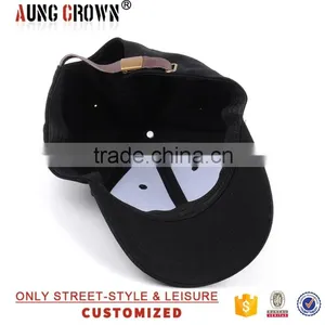 Fashionable Black Blank Golf Hats thumbnail-6