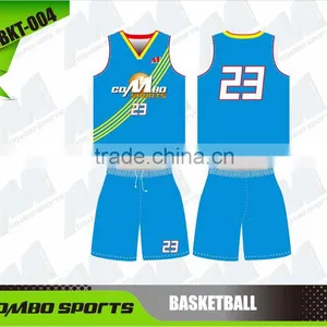 Sublimated Basketball Jersey and Shorts thumbnail-1