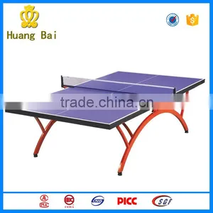 High Quality Outdoor Indoor Double Folding Movable Table Tennis Table With Wheels thumbnail-5