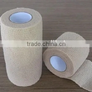 Medical Cotton Sports Latex Free Self Adhesive Elastic Bandage thumbnail-1