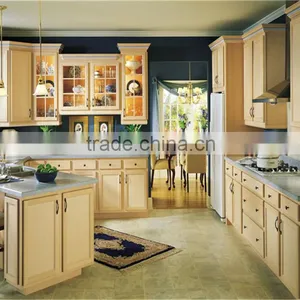 Latest Kitchen Furniture, Wood Kitchen Cabinet With Kitchen Counter Top, Cheap Kitchen Cabinets thumbnail-1