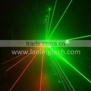 RGB Trifan Super-cool Cheap Multi-Effect 3 Heads Disco DJ Laser thumbnail-5