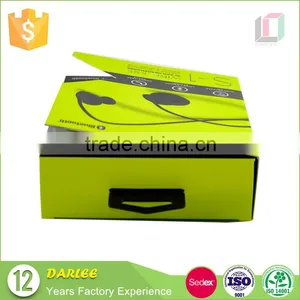 DL010057 Luxury Custom Earphone Box Folding Lid Earphone Paper Packaging Bag thumbnail-4