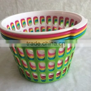 YXW806 ROUND LAUNDRY BASKET,COLORFUL BASKET FOR DIRTY CLOTHES,MINI LAUNDRY BASKET thumbnail-4