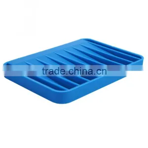 Eco-friendly Bathroom Ware Silicone Soap Dish Holder thumbnail-4