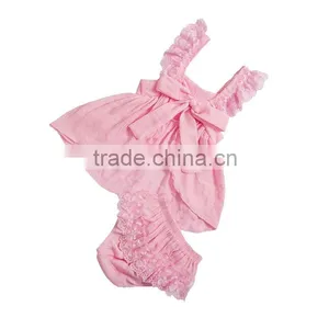 2016 New Design Princess Baby Girls Swing Top Set,children Clohting Set With Lace Shoulder Straps,kids Summer Wear Swing Outfit thumbnail-1