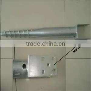 Hot Sale! Manufacturer Sell Big Galvanzied Spiral Ground Screw Pile thumbnail-4