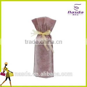 Top Fashion Oganza Wine Bag,drawstring Bag in Box Wine Dispenser,nonwoven Wine Ice Bag for Promotional thumbnail-1