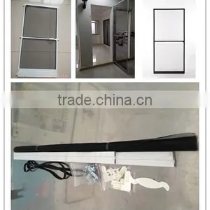DIY Magnetic Fly Screen/window Door Screen/aluminum Frame Mosquito Netting Fly Screen Door thumbnail-1