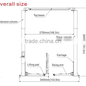3.5t 2-post Car Lift Motor thumbnail-2