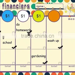 Creative Magnetic Products Kids Schedule Organized Weekly Planner Reward Chart thumbnail-1