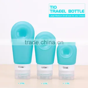 Wholesale Portable BPA Free Mixed Sizes Silicone Travel Bottle Set thumbnail-1