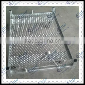 Expanded Metal Lath Nursery Plant and Grow Seedling Flower Trolley Cart thumbnail-5