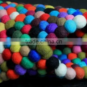 Colorful Felt Balls 2cm Decoration Felt Balls thumbnail-1