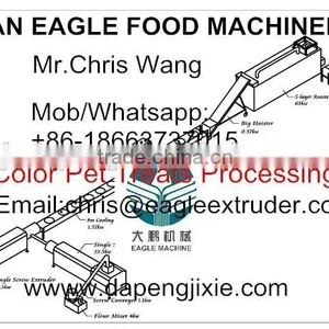 Automatic Twist Treats Dental Care Pet Dog Food Manufacturing Equipment thumbnail-1