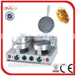 Stainless Steel 2-plate Electric Waffle Bakers With 5 Minutes Timer With CE Certified (UWB-2) thumbnail-1