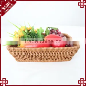 Functional Durable Rattan Handmade Fruits and Vegetable Display Basket thumbnail-2
