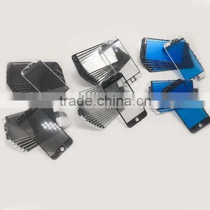 LCD Outer Front Glass With Preinstalled With Cold Press Frame OCA Optical Gule Polarizer Film for Iphone thumbnail-1