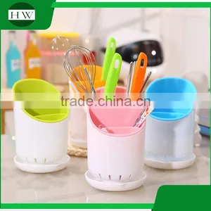 Kitchen Multipurpose Double Plastic Table Fork Knife Spoon Chopsticks Tableware Holder Storage Case Bin Container Box thumbnail-2