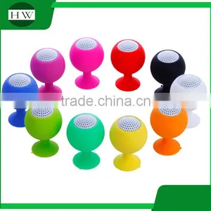 Silicone Sucker Holder Music Powered Amplifier Mobile Phone Sound Box Mini Speaker Portable Speaker thumbnail-1