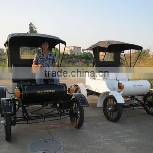 Antique Royal Electric Sightseeing Car Vintage Car Classic Club Car 48V thumbnail-1