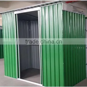 House Plans DIY Product Sliding Door Sloping Roof Openning Door Metal Sheds With Low Price thumbnail-2
