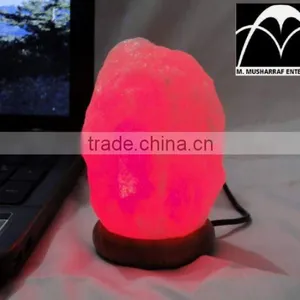 Himalayan Rock Salt USB Tiny RED Lamps NATURAL thumbnail-1