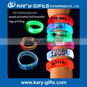 Concert Event LED Flashing Color Changing Wristbands thumbnail-1