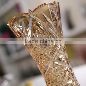 Attractive Indoor Flower Arrangement Container Clear Glass Vase for Wedding thumbnail-5