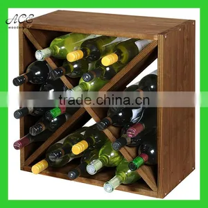 Wooden Wine Bottle Crates Wooden Wine Box Wooden Wine Bottle Holder thumbnail-2