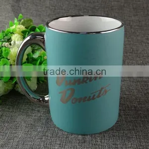 Cheap Stocklot Ceramic Porcelain Colorful Coffee Mug Cups With Handle thumbnail-4