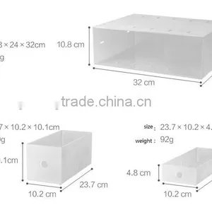 Dull Polish Combination Drawer Storage Box Plastic Drawer Storage Cabinet thumbnail-4
