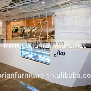 Corian Made Coffee Kiosk for Mall thumbnail-1