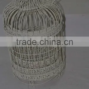 Big Round White Birdcage thumbnail-2