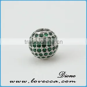 Hot!!! Copper Globe Pendant Necklace With Fashion Micropave Setting Pendant for Woman thumbnail-2