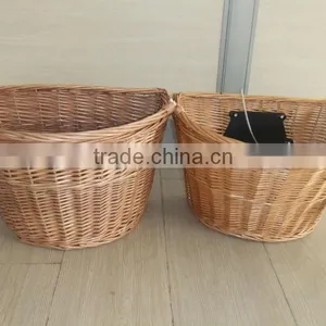 Half Round Wicker Bicycle Basket Wholesale for USA thumbnail-1