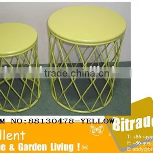 Set of Two Metal Round Chair thumbnail-5