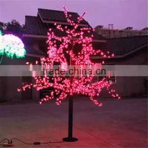 SJ20170036 Hot Sale Artificial Plastic LED Lighted Tree for Night thumbnail-1