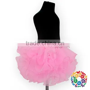 2016 Newest Designs Romantic Pink Girl Tutu Skirt Girls Christmas Ruffle Skirt Girls Party Dresses Childrens Boutique Clothes thumbnail-3