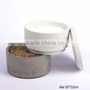 Kitchen Accessories Concrete Fold Salt and Pepper Cellar thumbnail-1