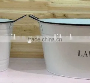 Laundry Bucket With Black Rim thumbnail-3